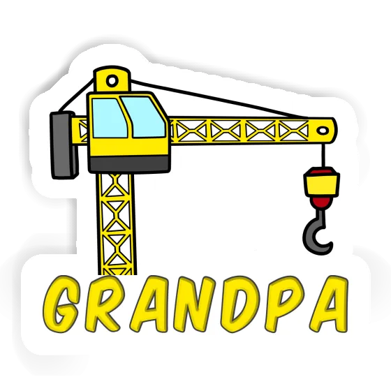 Grandpa Autocollant Grue Gift package Image