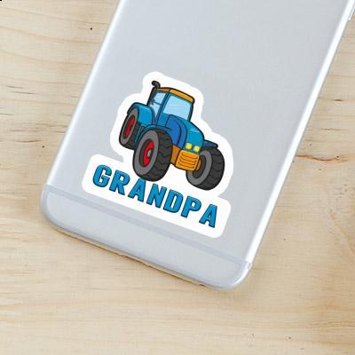 Grandpa Autocollant Tracteur Gift package Image