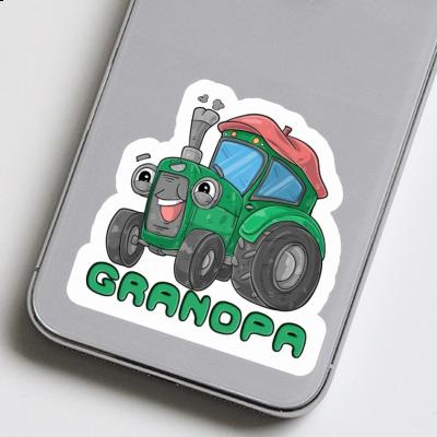 Sticker Grandpa Traktor Notebook Image