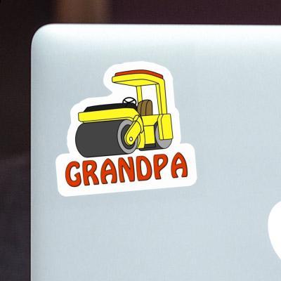 Grandpa Sticker Roller Laptop Image