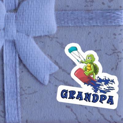 Sticker Grandpa Kiter Image