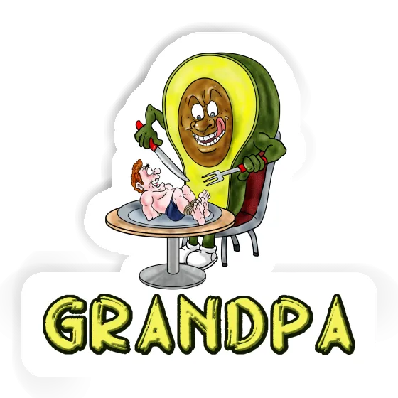 Autocollant Avocat Grandpa Gift package Image