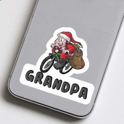 Autocollant Cyclistes Grandpa Laptop Image