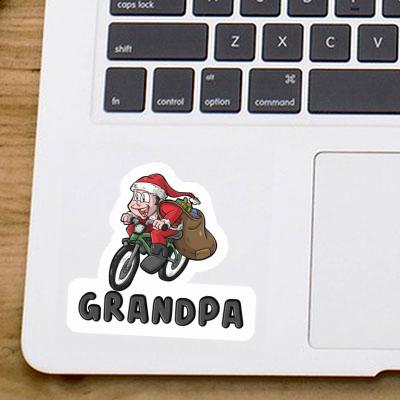 Autocollant Cyclistes Grandpa Laptop Image