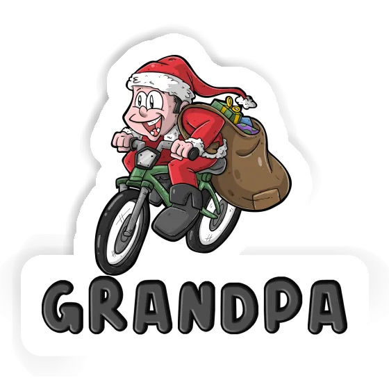 Autocollant Cyclistes Grandpa Image