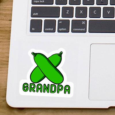 Sticker Zucchini Grandpa Gift package Image