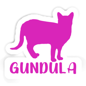 Cat Sticker Gundula Image