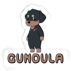 Gundula Autocollant Rottweiler Image