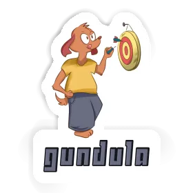 Darts Player Sticker Gundula Image