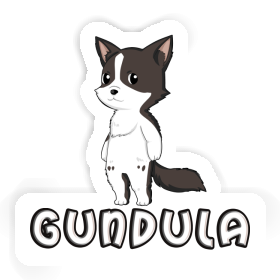 Gundula Autocollant Collie border Image