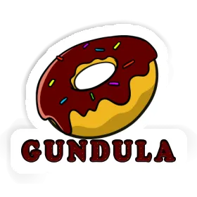 Donut Aufkleber Gundula Image