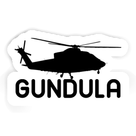 Sticker Gundula Helicopter Image