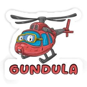 Helicopter Sticker Gundula Image