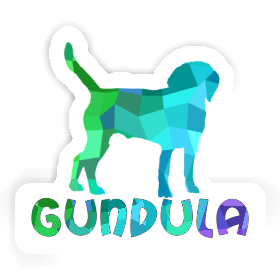 Gundula Autocollant Chien Image