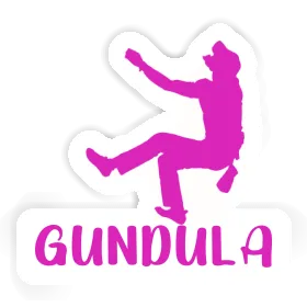 Aufkleber Kletterer Gundula Image