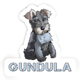 Gundula Autocollant Schnauzer Image