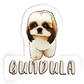 Autocollant Gundula Shih Tzu Image