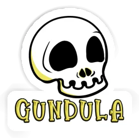 Sticker Gundula Skull Image