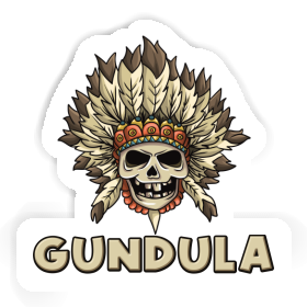 Kinder Totenkopf Sticker Gundula Image