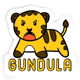 Sticker Gundula Baby Tiger Image