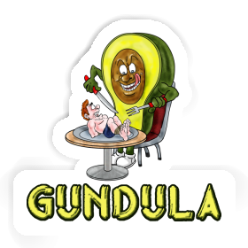 Gundula Sticker Avocado Image