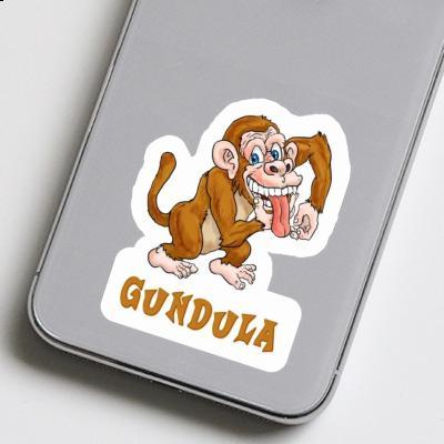 Sticker Gorilla Gundula Laptop Image