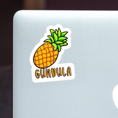 Gundula Autocollant Ananas Laptop Image