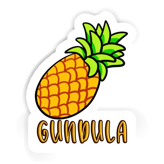 Gundula Sticker Ananas Gift package Image