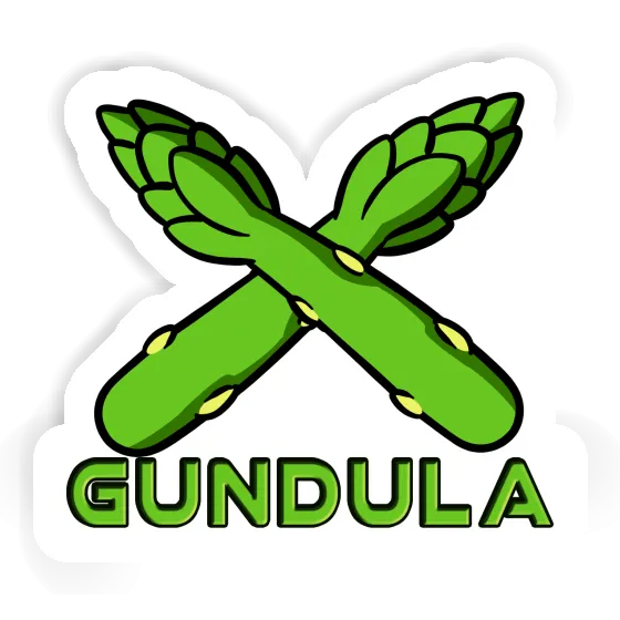 Sticker Gundula Asparagus Notebook Image