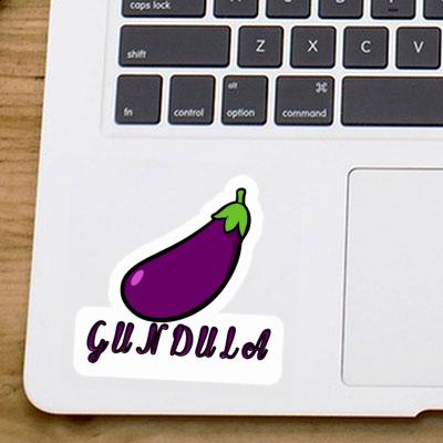 Aubergine Sticker Gundula Gift package Image