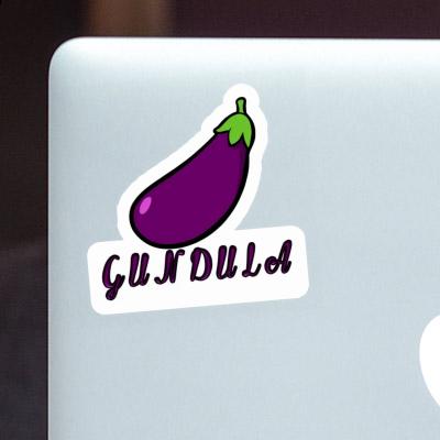 Gundula Autocollant Aubergine Notebook Image