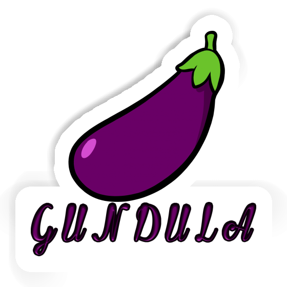 Aubergine Sticker Gundula Gift package Image