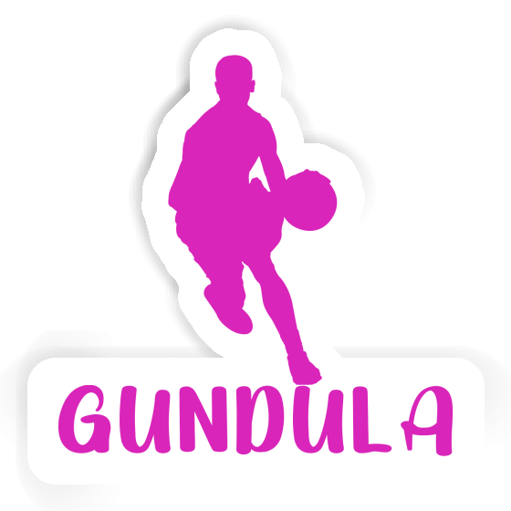 Gundula Sticker Basketballspieler Notebook Image