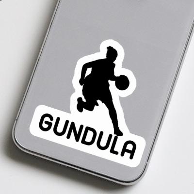 Sticker Gundula Basketballspielerin Notebook Image