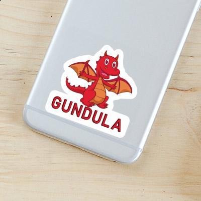 Gundula Sticker Baby Dragon Laptop Image