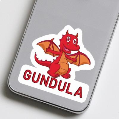 Gundula Aufkleber Drache Notebook Image