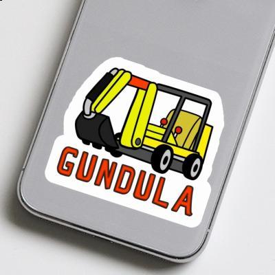 Mini-Excavator Sticker Gundula Image