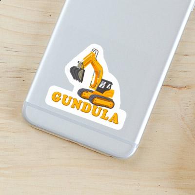 Sticker Excavator Gundula Gift package Image