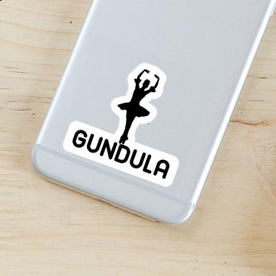 Gundula Sticker Ballerina Laptop Image