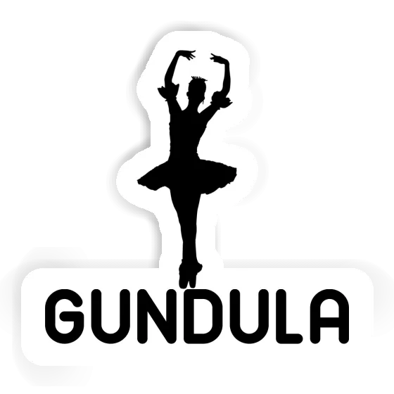 Gundula Sticker Ballerina Notebook Image