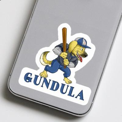 Sticker Baseball Dog Gundula Gift package Image