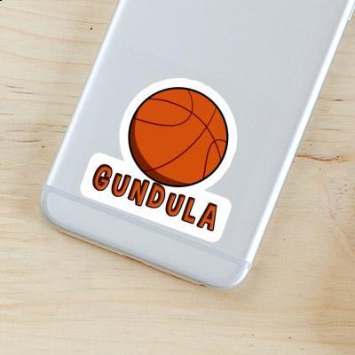 Gundula Sticker Basketball Laptop Image