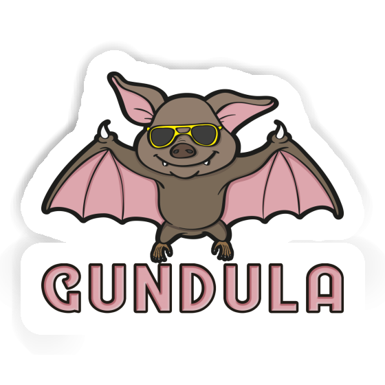 Gundula Sticker Fledermaus Laptop Image