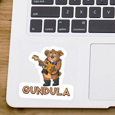 Autocollant Gundula Rockeur Laptop Image