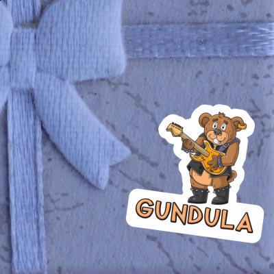 Sticker Gundula Guitarist Gift package Image