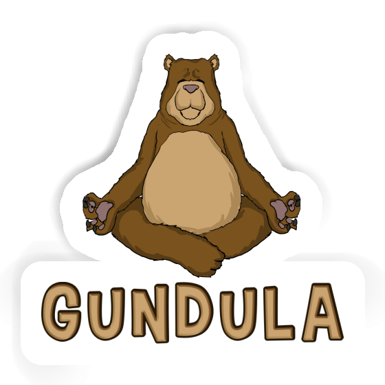 Gundula Sticker Yogi Image