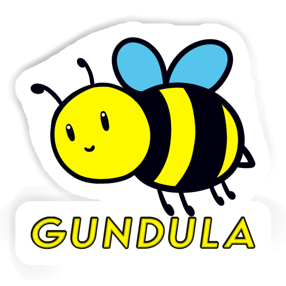 Sticker Gundula Biene Notebook Image