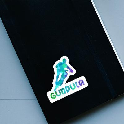 Sticker Gundula Biker Laptop Image