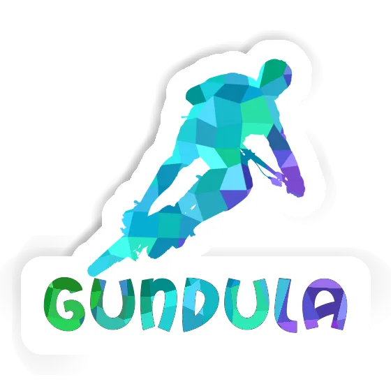 Sticker Gundula Biker Notebook Image