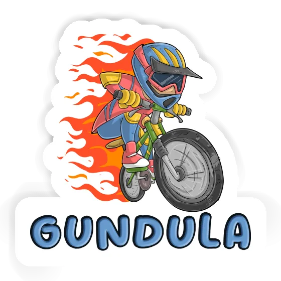 Sticker Gundula Biker Notebook Image